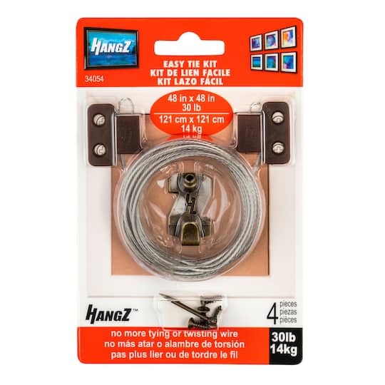 HangZ™ 30lb. Easy Tie 2 Hole D Ring Kit